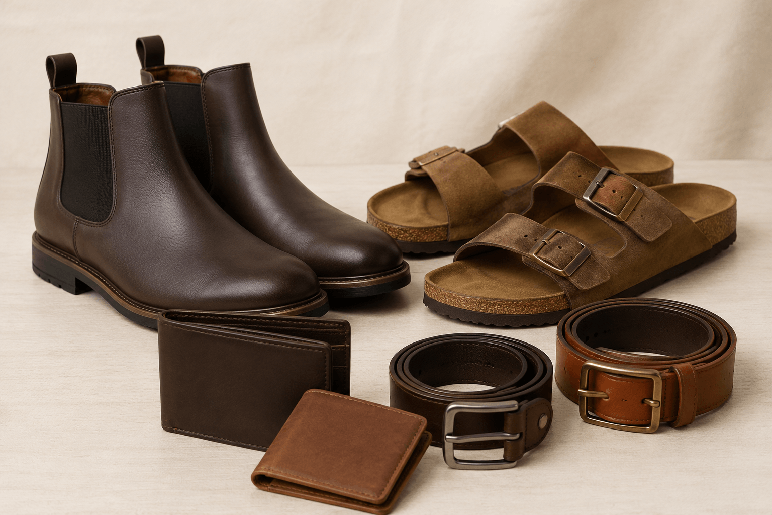 New Shoes & Leather Articles